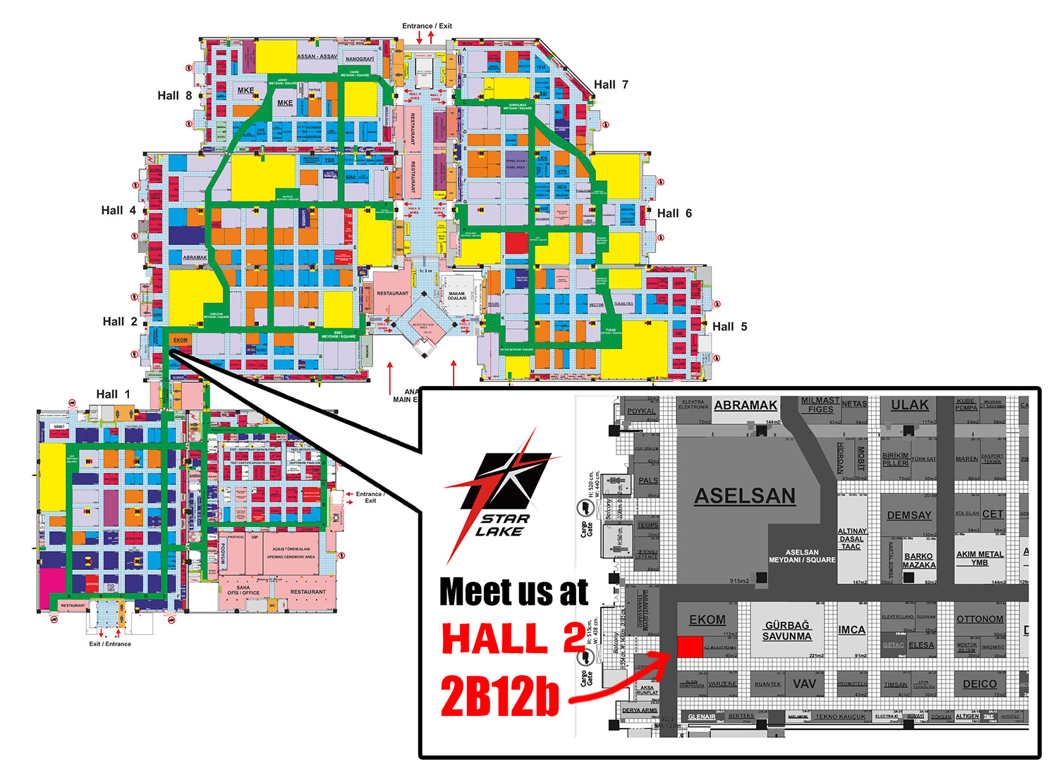 Booth map