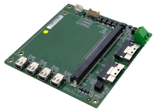 PCIe/104 expansion card SlimSAS x8 to MXM carrier board