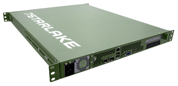 1U Rugged Virtualization Supercomputer HORUS220-後左